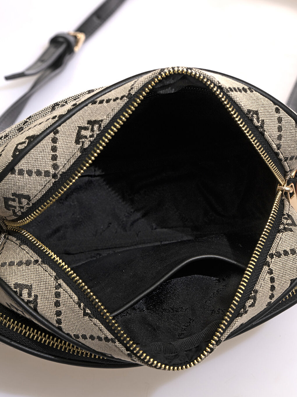 Bej Fossil Desenli Kadın Çapraz Çanta-6