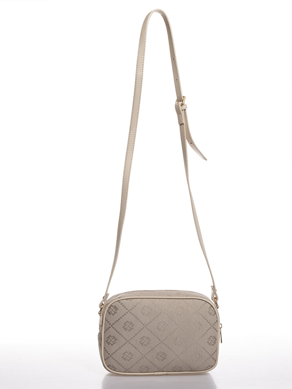 Bej Fossil Desenli Kadın Çapraz Çanta-2