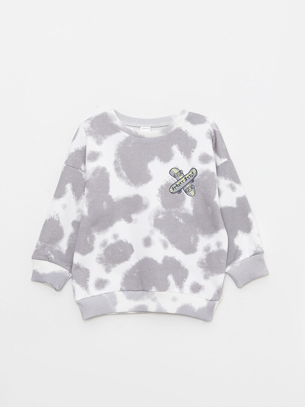 Hooded Long Sleeve Printed Baby Boy Sweatshirt