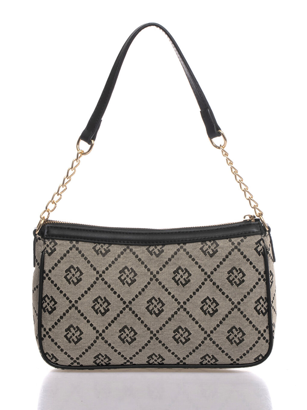 Bej Fossil Desenli Kadın Omuz Çantası-5