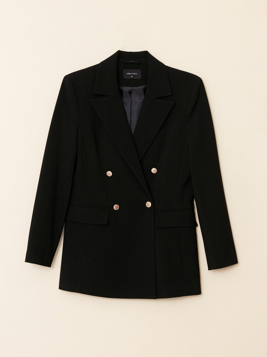 Plain Long Sleeve Women's Blazer Jacket-7