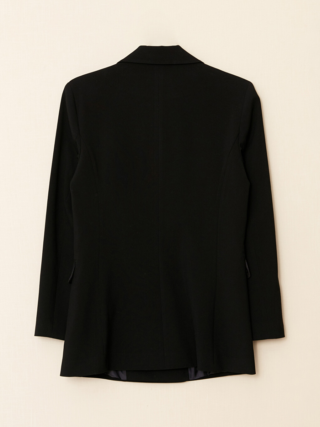 Plain Long Sleeve Women's Blazer Jacket-8