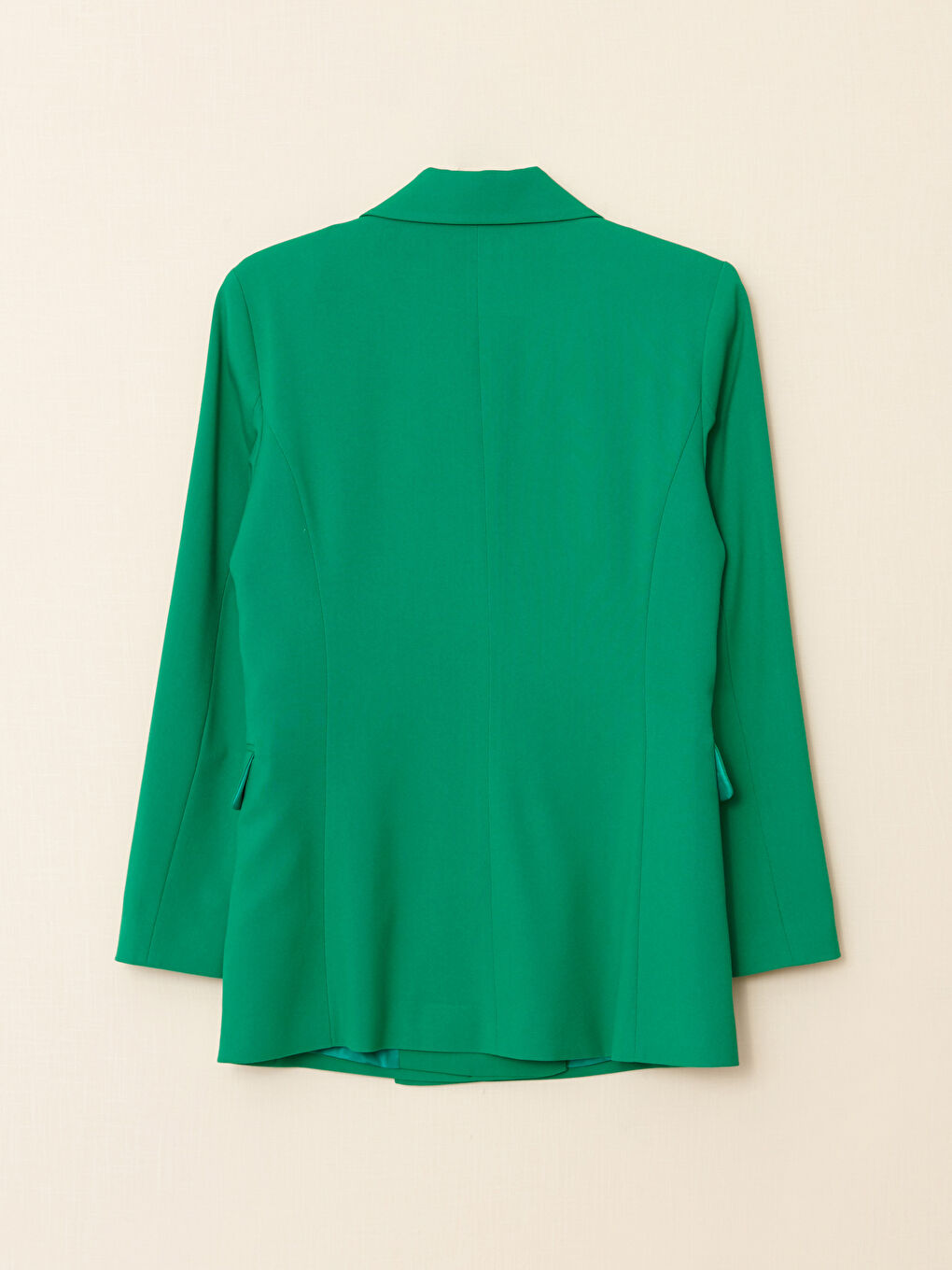 Plain Long Sleeve Women's Blazer Jacket-10