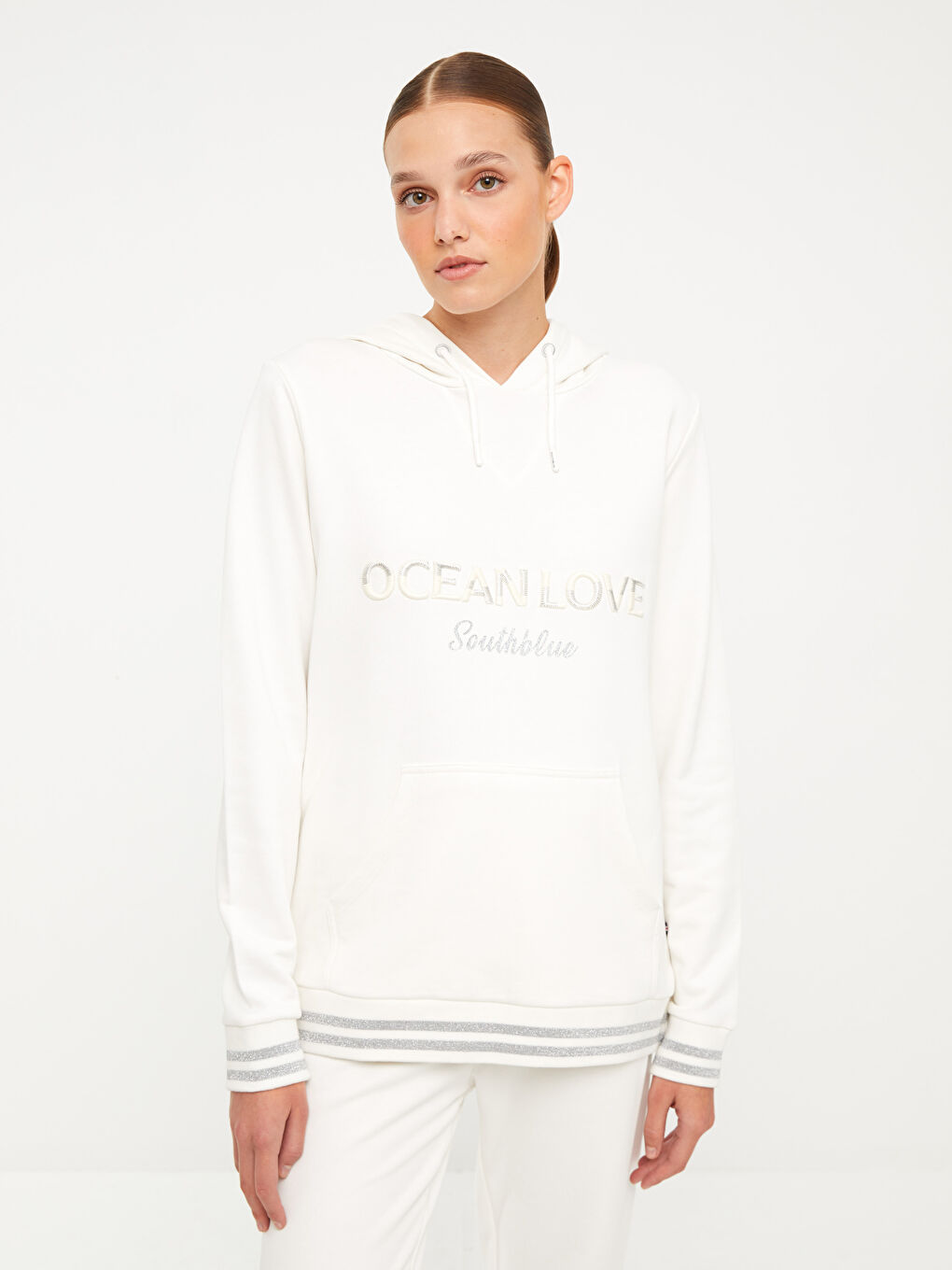 هودي تخين مطبوع للسيدات-2