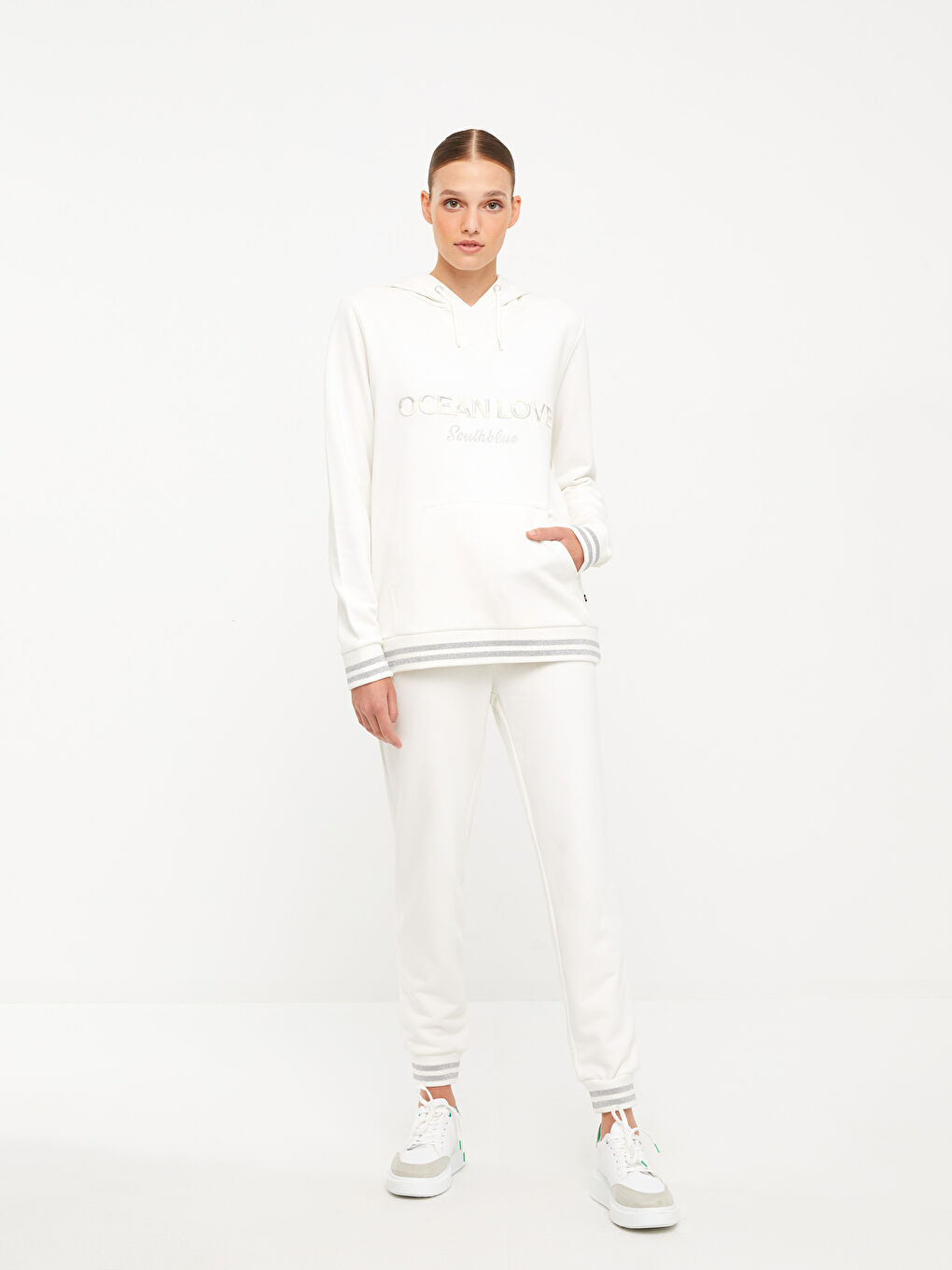 هودي تخين مطبوع للسيدات-3