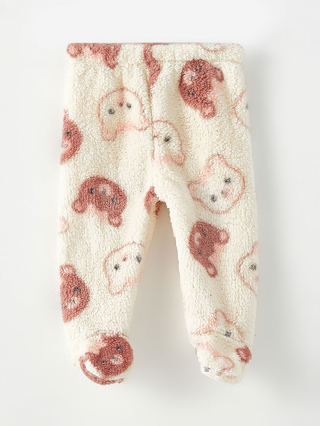 Hooded Long Sleeve Patterned Baby Girl Joggers Set-2