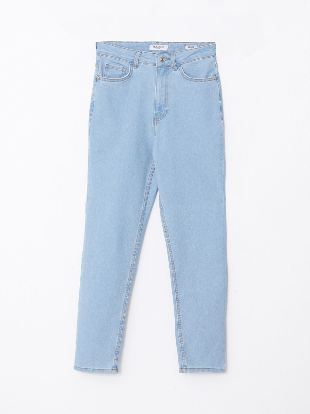 High Waist Slim Fit Women's Jeans-5