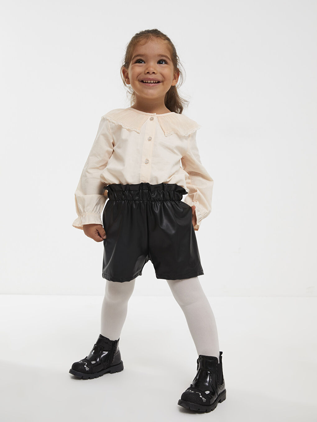 Вышитые ботинки на молнии для малышек девочек