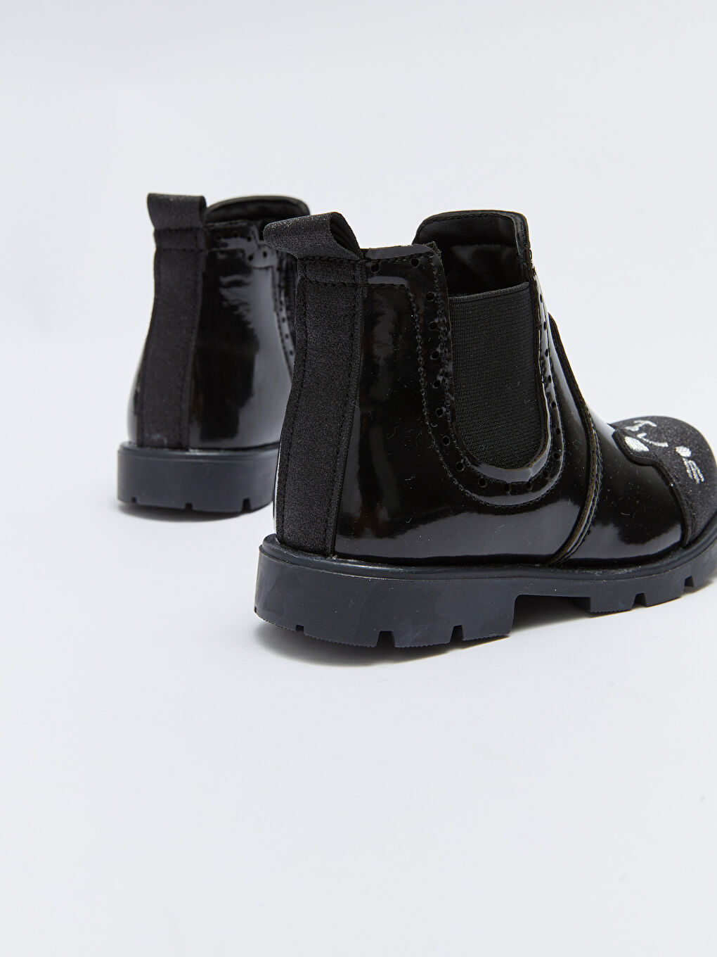 Вышитые ботинки на молнии для малышек девочек-8