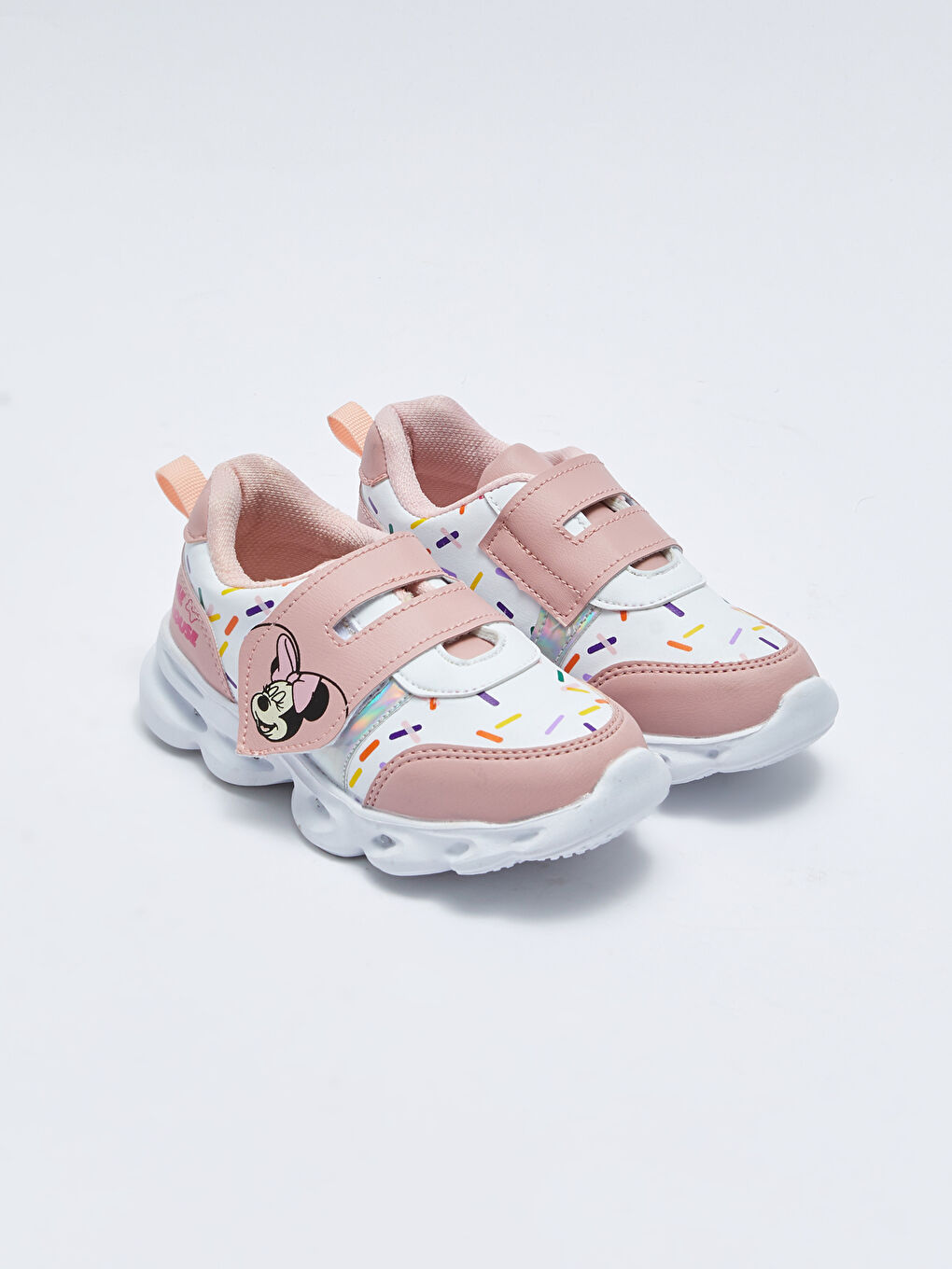 Beyaz Minnie Mouse Lisanslı Kız Bebek Spor Ayakkabı