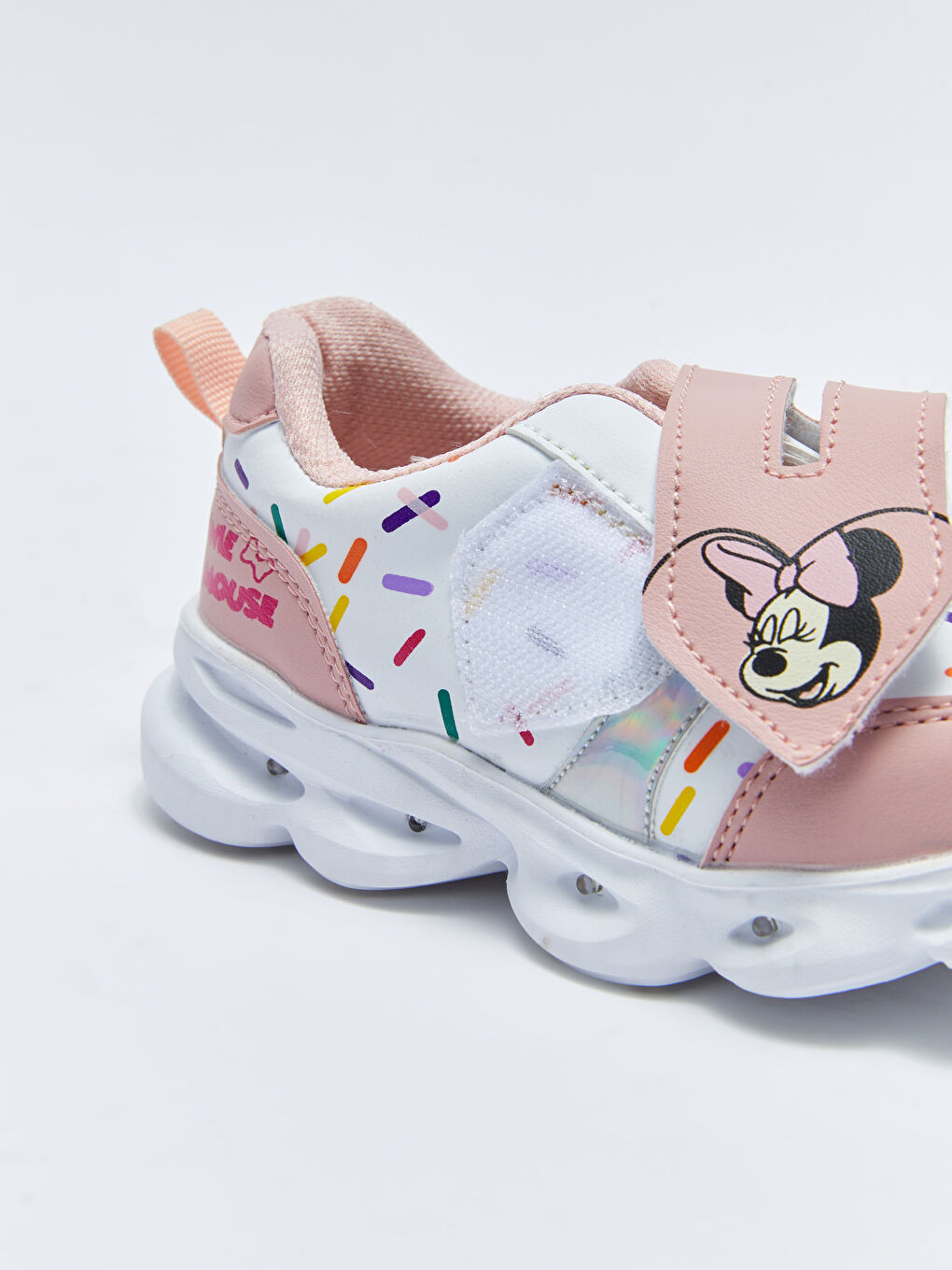 Beyaz Minnie Mouse Lisanslı Kız Bebek Spor Ayakkabı-5