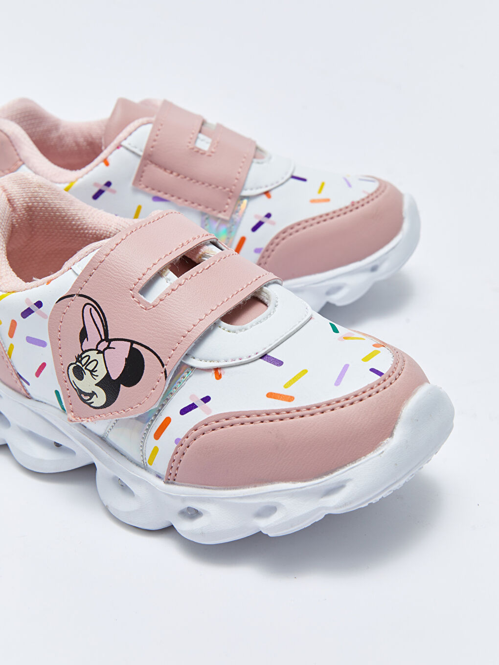 Beyaz Minnie Mouse Lisanslı Kız Bebek Spor Ayakkabı-6