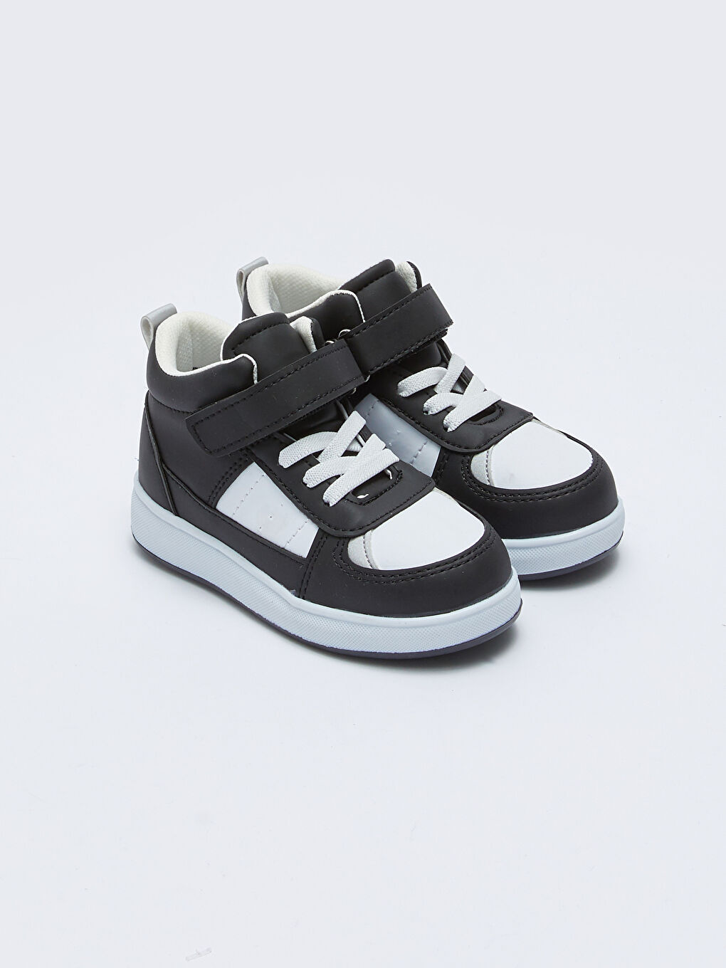 Siyah Cırt Cırtlı Erkek Bebek Günlük Bilekli Ayakkabı