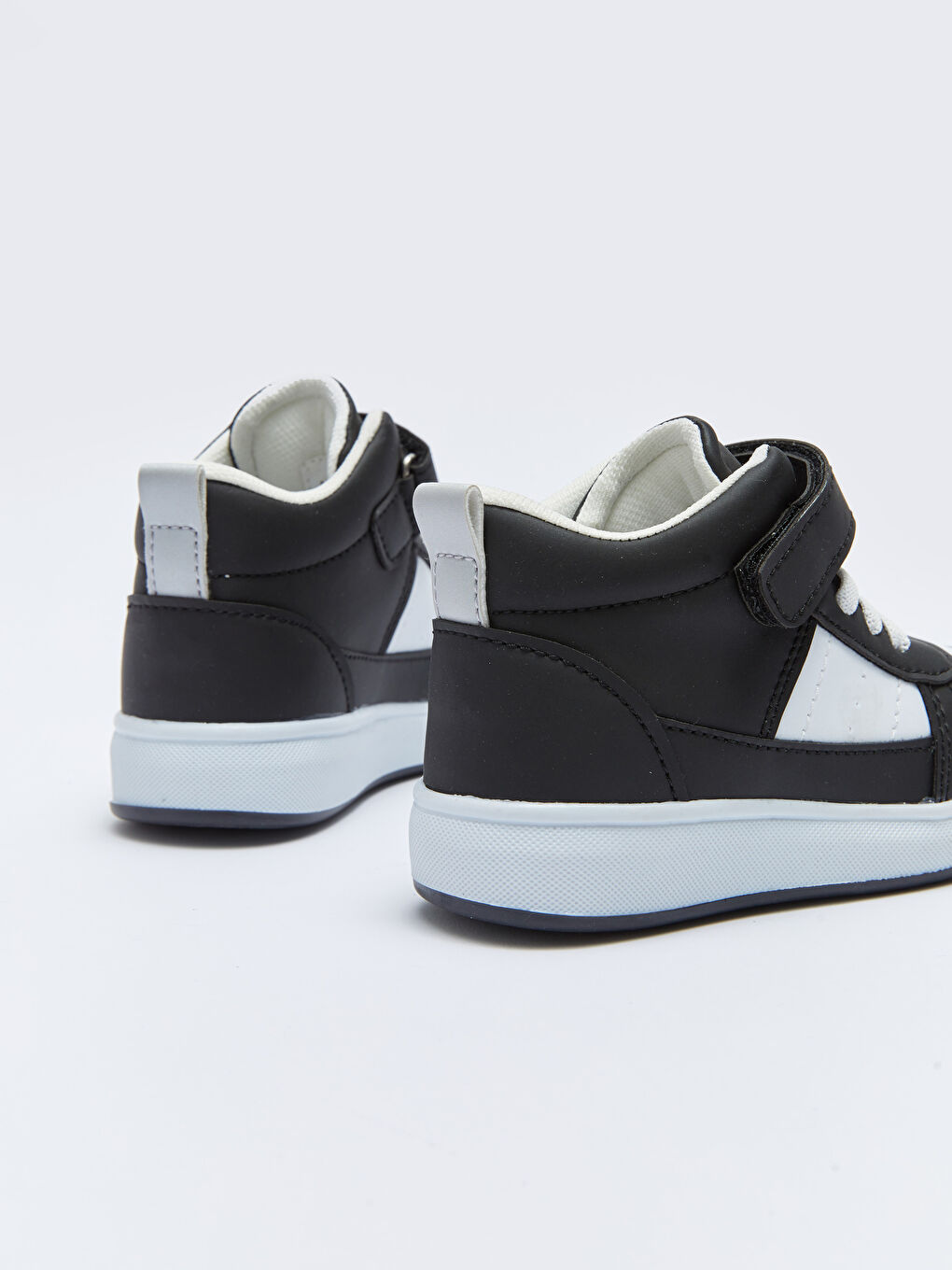 Siyah Cırt Cırtlı Erkek Bebek Günlük Bilekli Ayakkabı-4