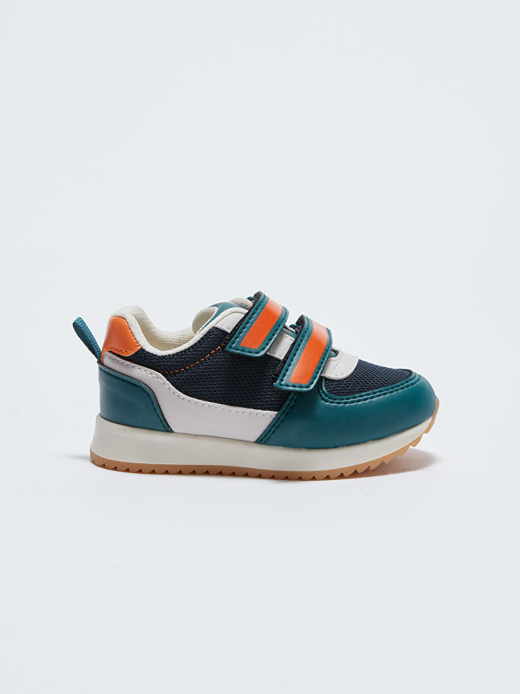 Karışık Renk Bloklu Cırt Cırtlı Erkek Bebek Spor Ayakkabı.-1