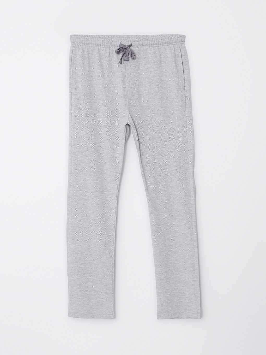 Gri Standart Kalıp Erkek Pijama Alt-5