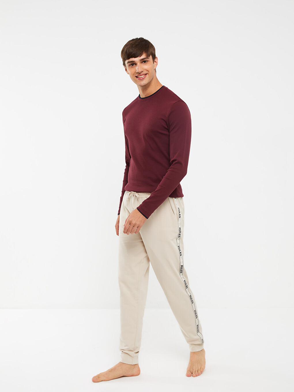 LC Waikiki Standard Fit Men's Jogger Pajamas Bottom -W2CC73Z8-G8H