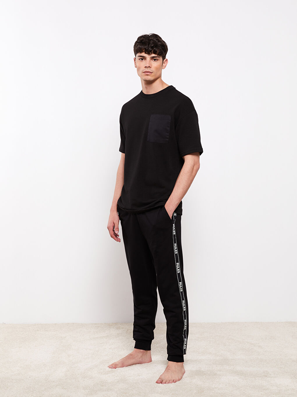 Standardni kroj Muški donji deo pidžame jogger-1