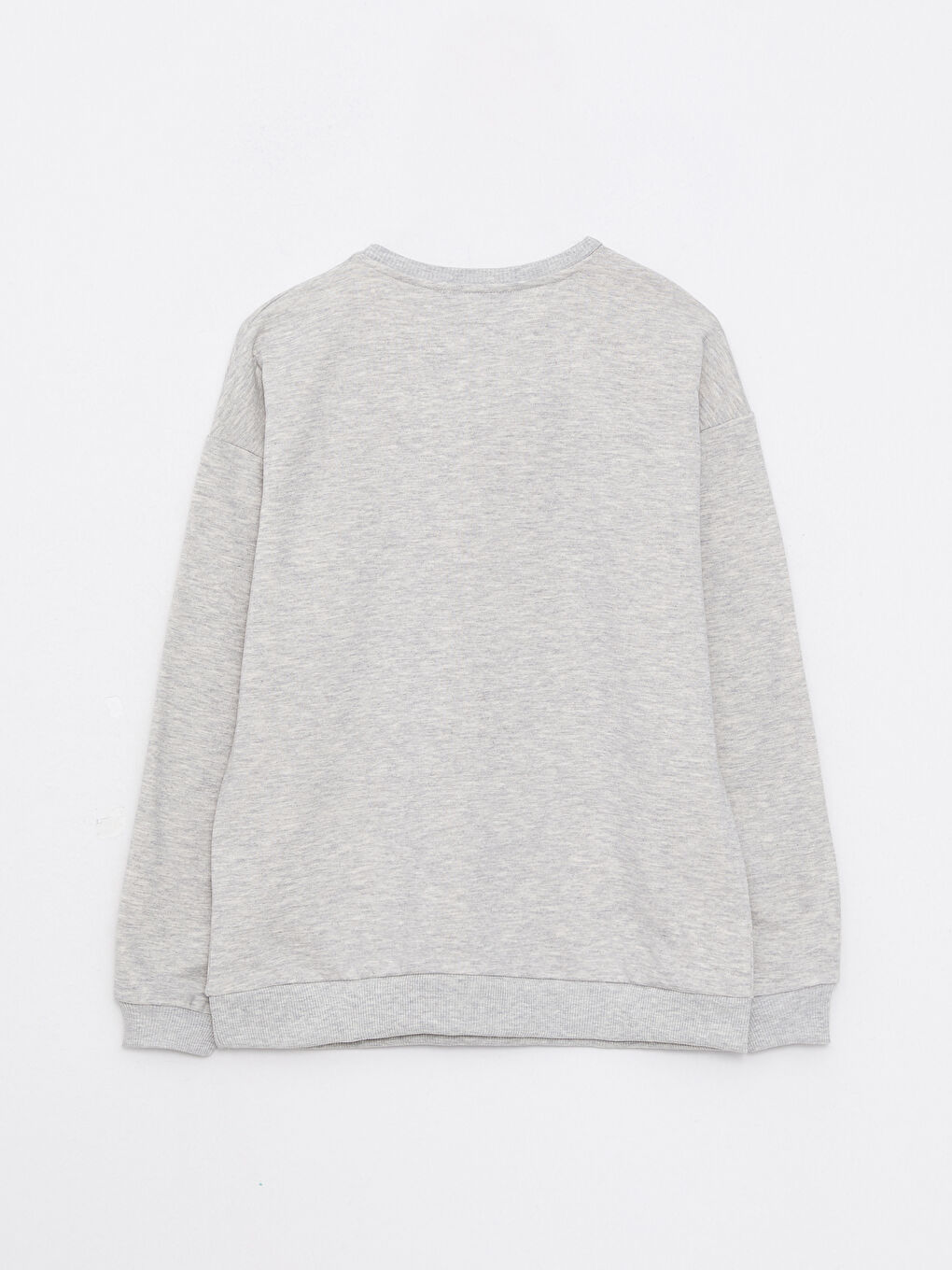 Crew Neck Printed Women's Thick Sweatshirt-6