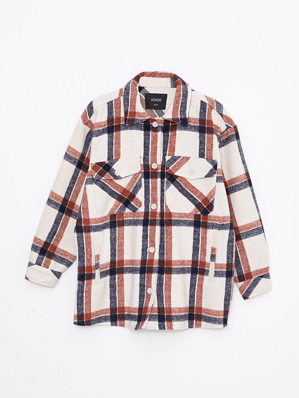 Женщины Коричневый Верхняя рубашка-5