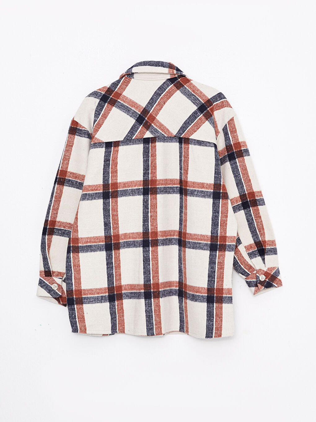 Женщины Коричневый Верхняя рубашка-6