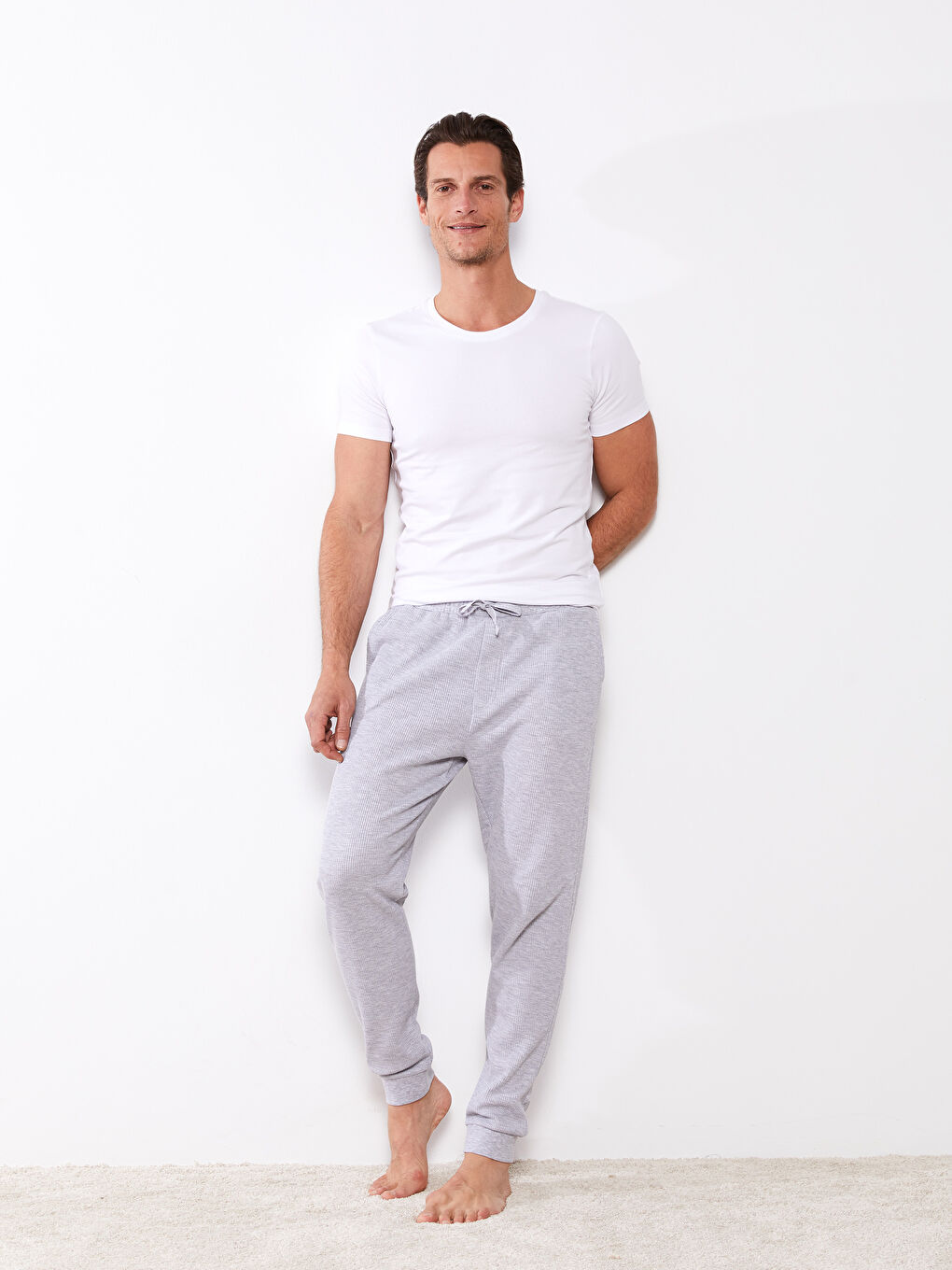 Standard Fit Men's Jogger Pajamas Bottom-1