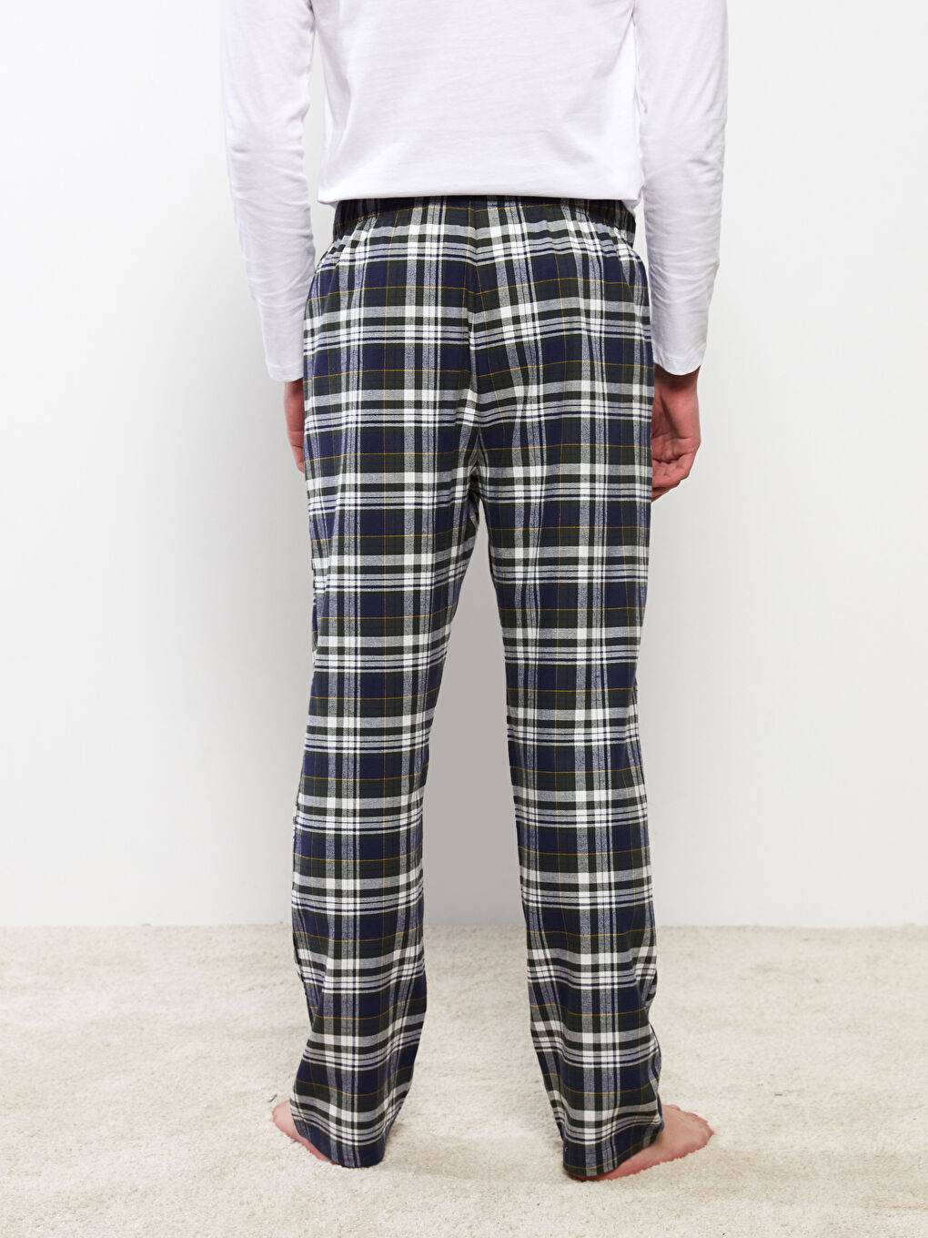LC WAIKIKI Bas De Pyjama Pour Hommes Coupe Régulière À Carreaux -W2CD07Z8-LRR