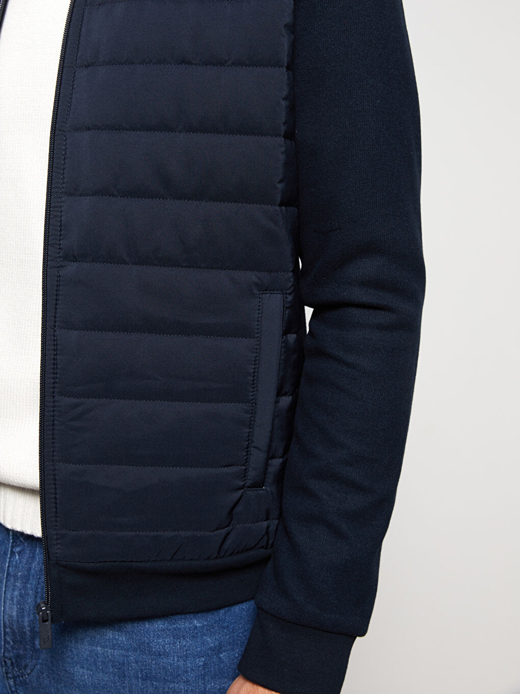 LCWAIKIKI Classic Relaxed Fit Funnel Neck Men's Coat
