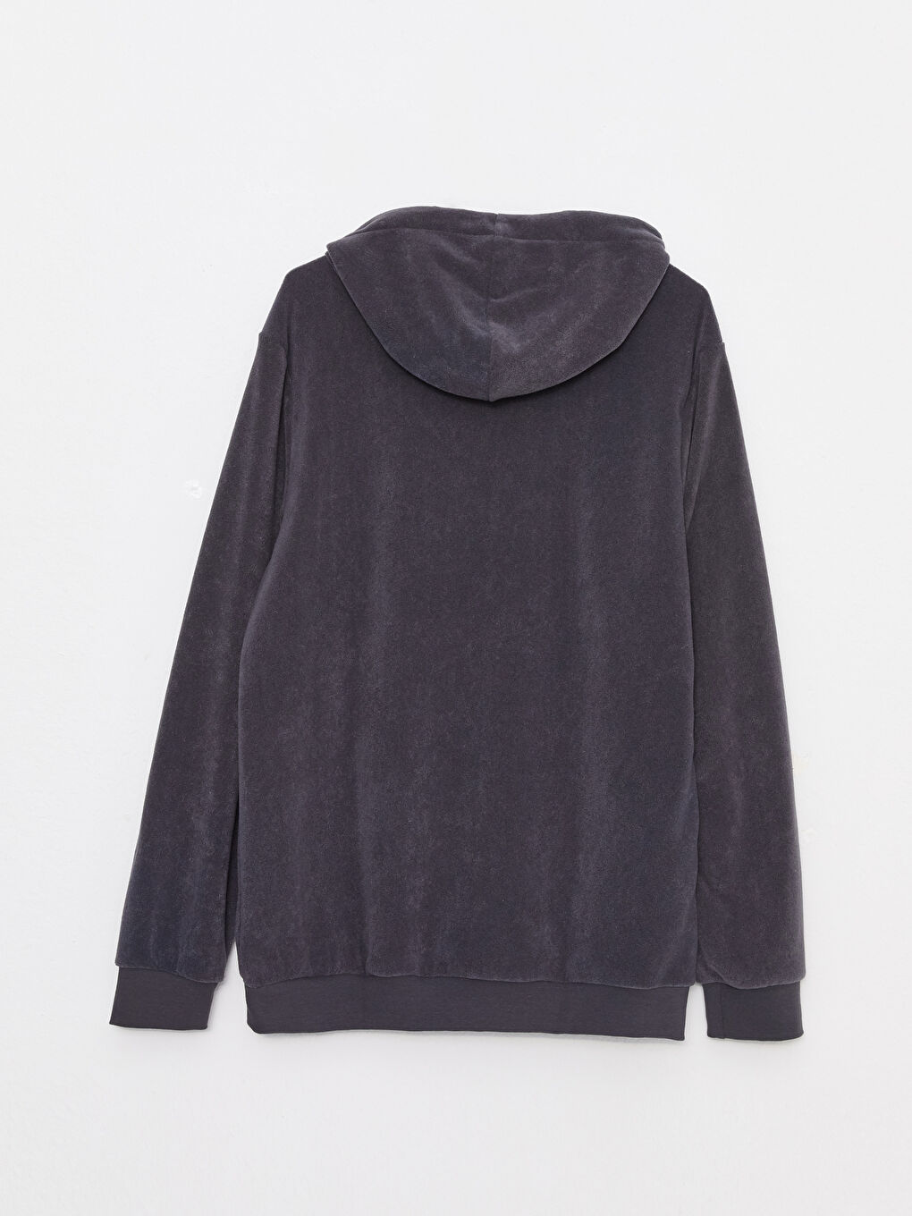 Uzun Kollu Baskılı Erkek Hoodie-6