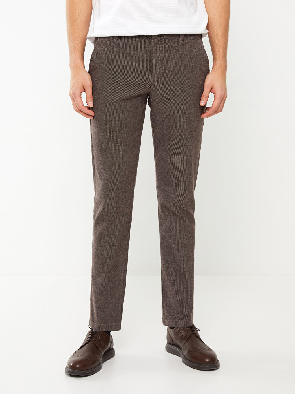 SOUTHBLUE Kahverengi Slim Fit Erkek Pantolon - 3