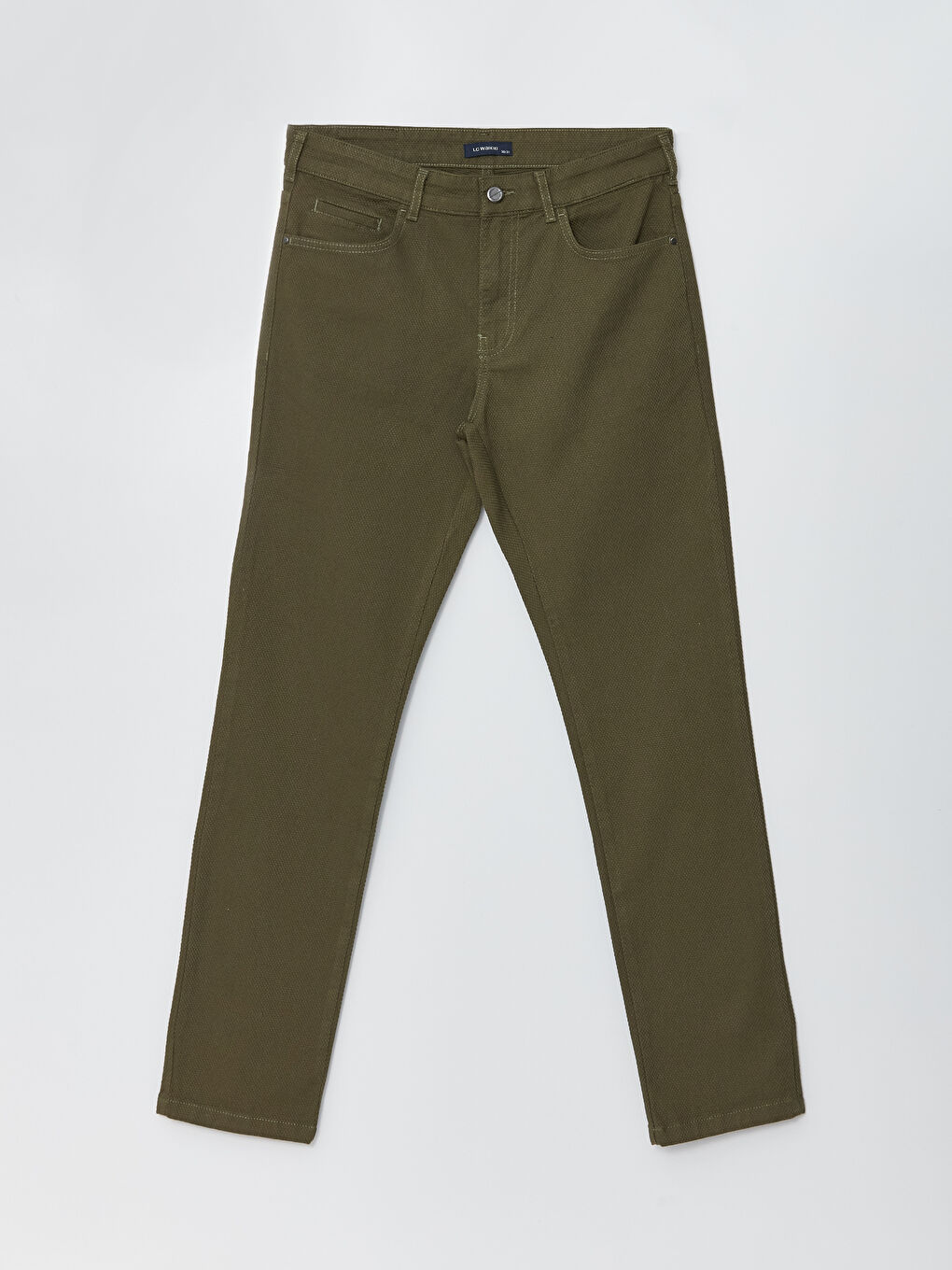 SOUTHBLUE Haki Slim Fit Armürlü Erkek Pantolon - 5