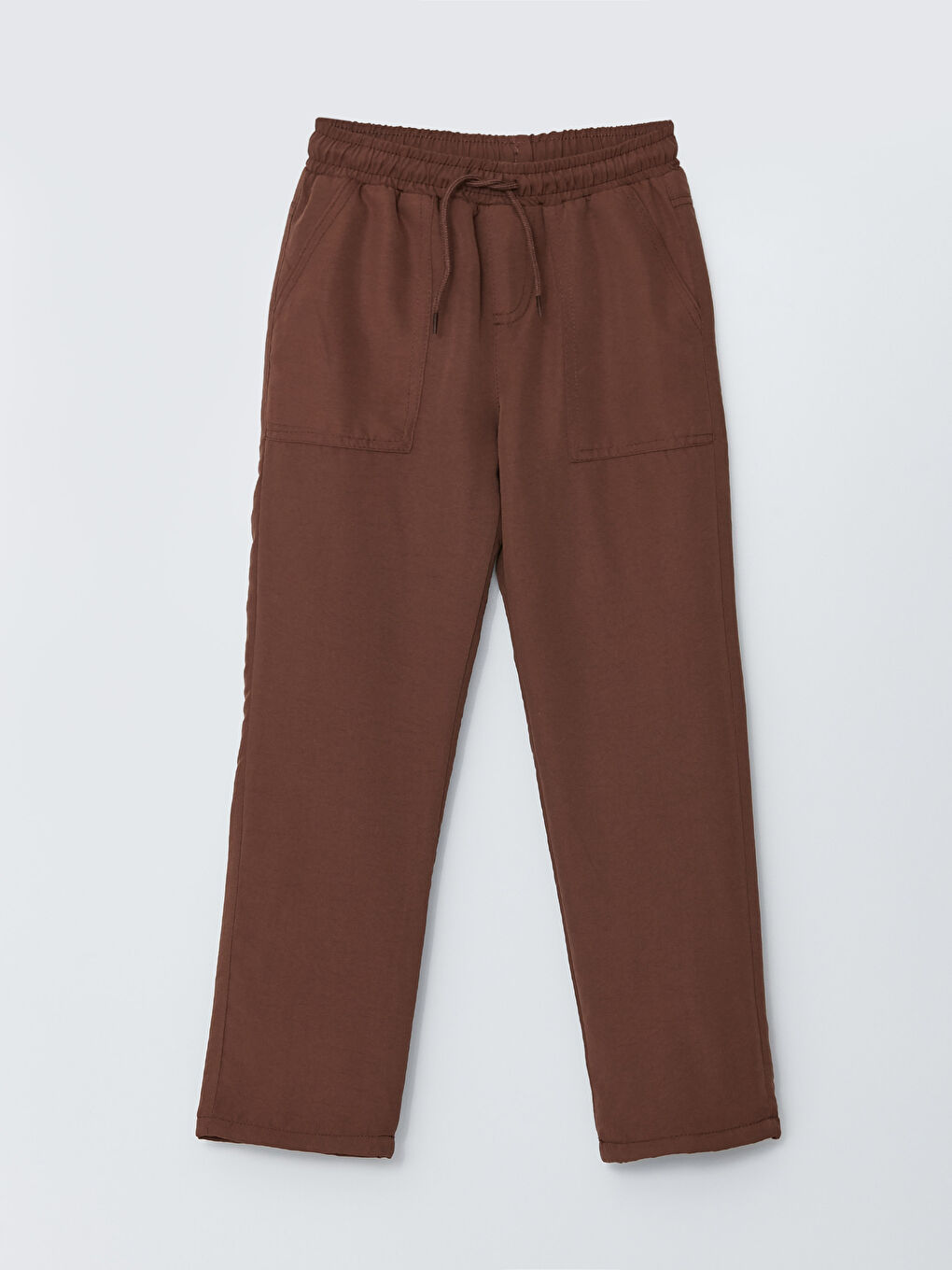 LCW Kids Elastic Waist Basic Fleece Lined Boy Trousers -W2CF18Z4-HKQ