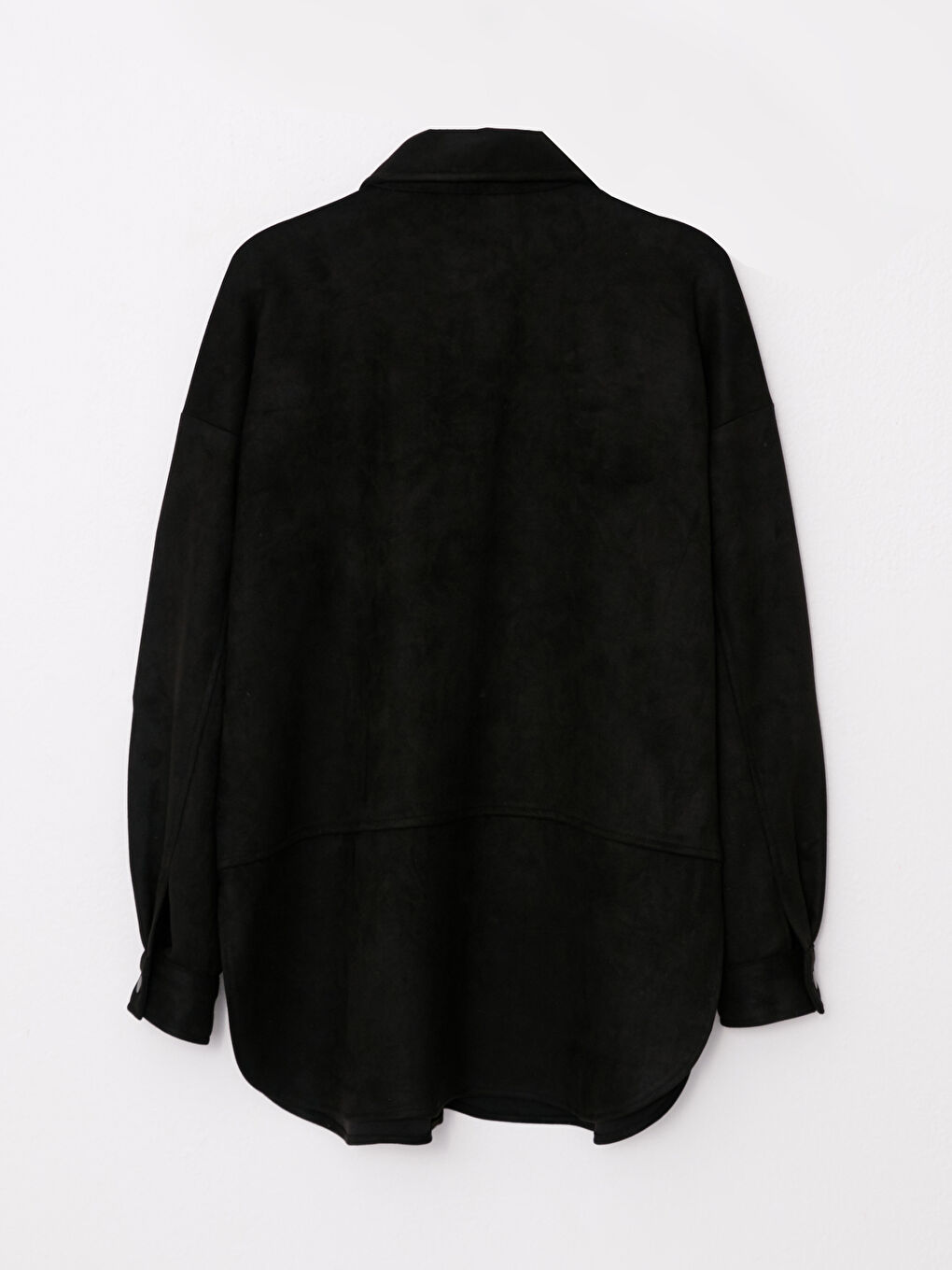 LCWAIKIKI Classic Collared Neck Women's Faux Suede Jacket -W2CF51Z8-CVL