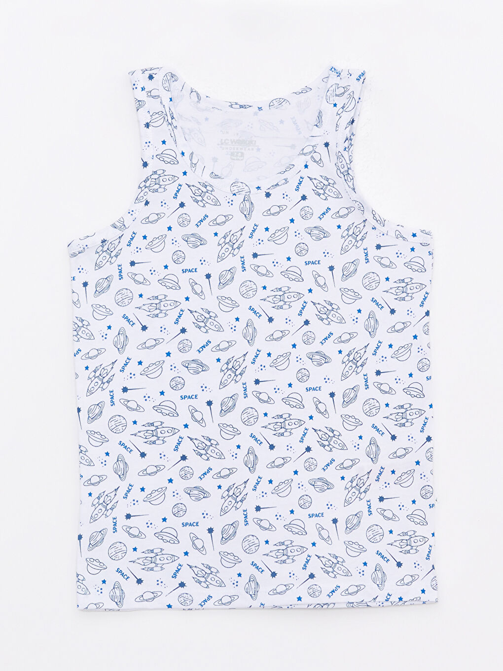 فيست ولادي قطن مطبوع بياقة دائرية عبوة من قطعتين-3