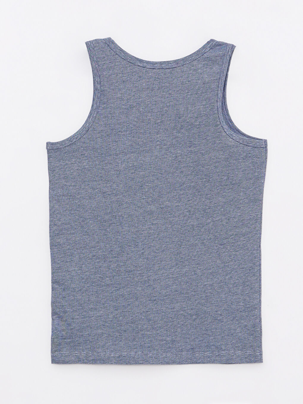 Crew Neck Basic Cotton Boys' Vest 2 Pack-2