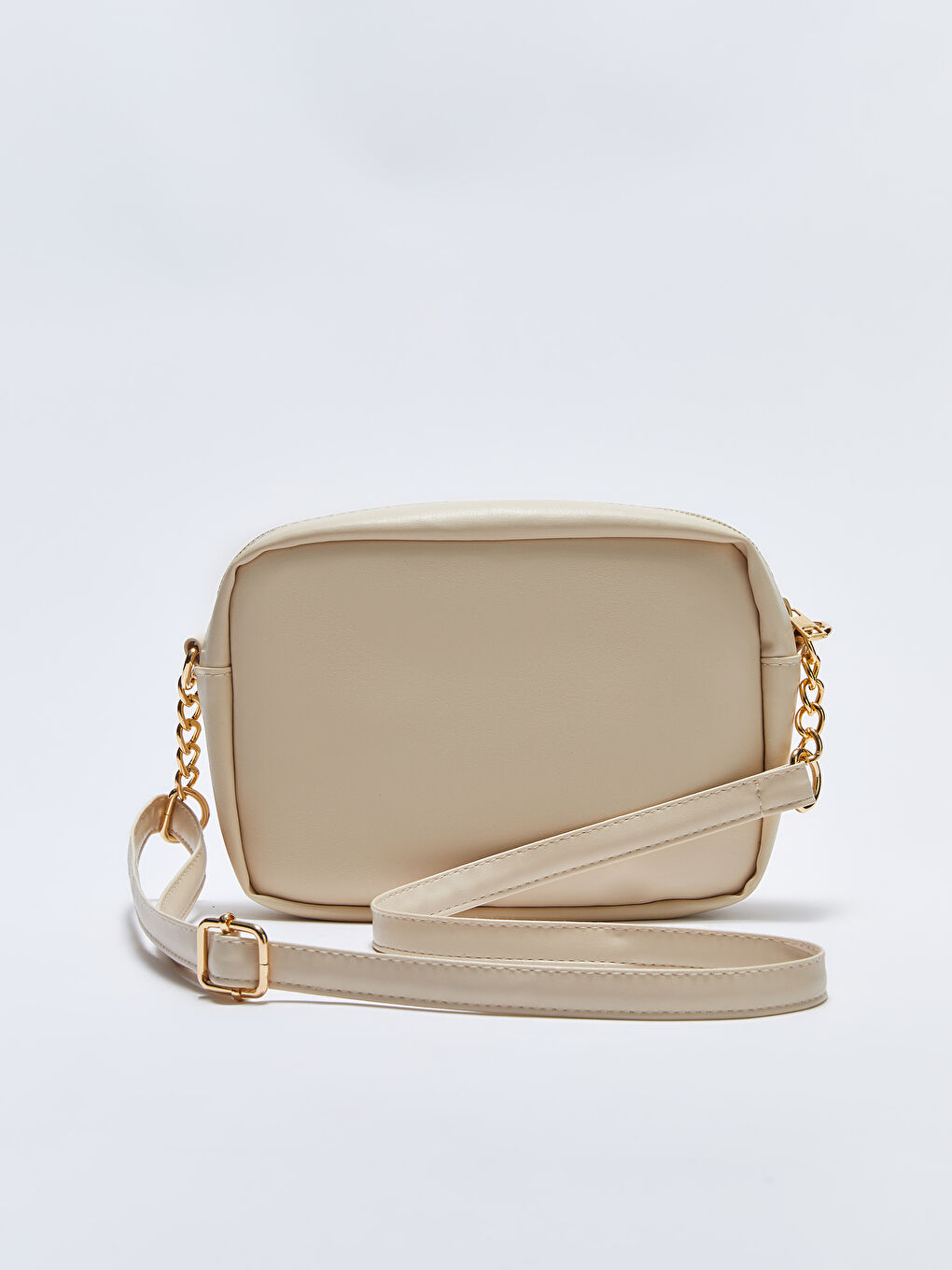 Leather Look Quilted Detailed Womens Crossbody Bag-4