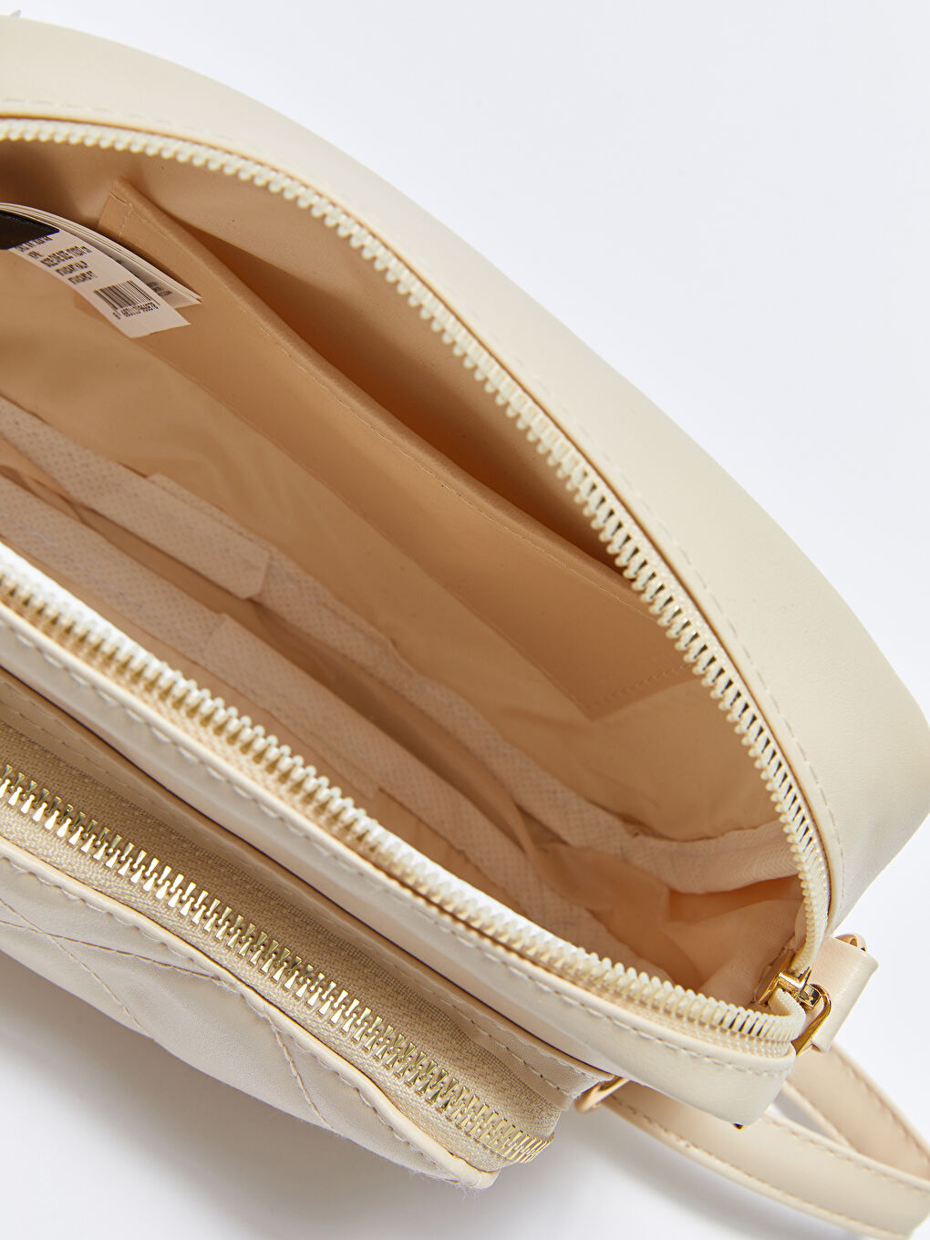 Leather Look Quilted Detailed Womens Crossbody Bag-5