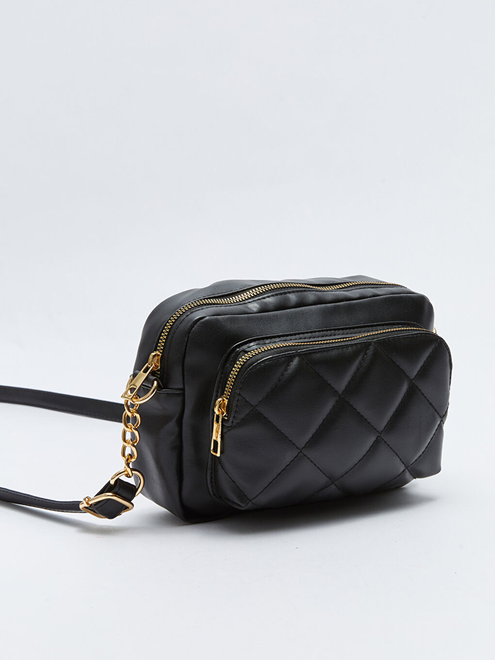 شنطة كروس بودي للسيدات بتفاصيل مبطنة بمظهر الجلد-4