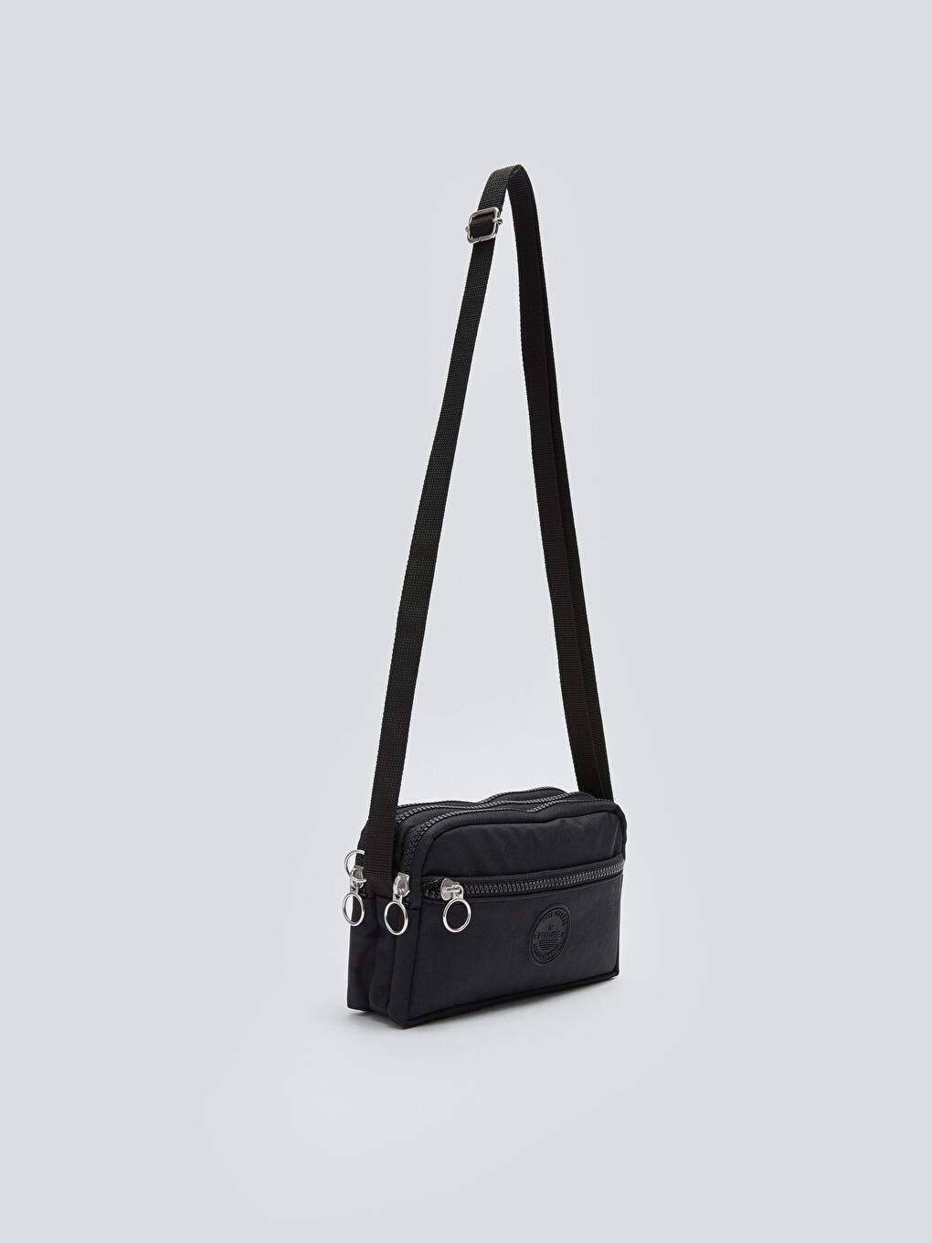 Siyah Ayarlanabilir Askılı Kadın Çapraz Çanta-4