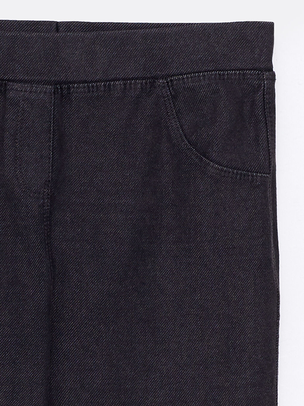 Elastic Waist Basic Girl Long Tights-2