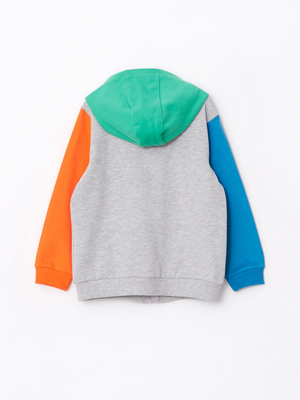 LCW baby Hooded Long Sleeve Printed Baby Boy Zippered Sweatshirt -W2CG92Z1-D5P