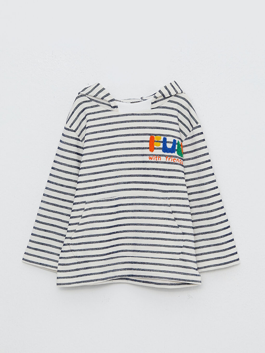 LCW baby Ekru Beslenme Saatinden Oyun Saatine Geçiş Yapan Sweatshirt - 5