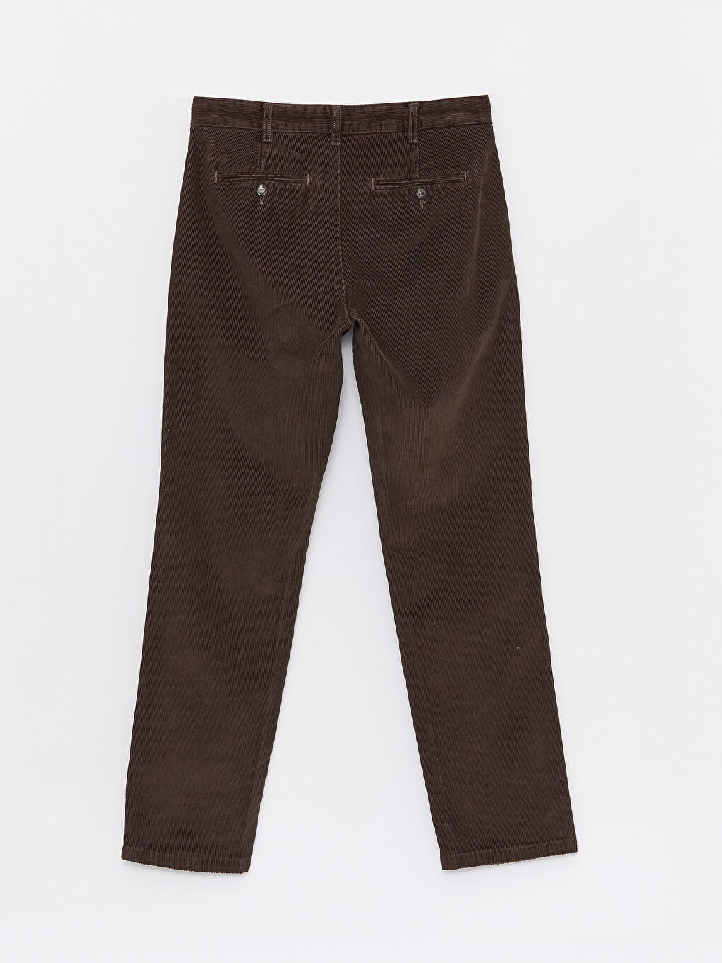 Standardni kroj somotne chino pantalone za muškarce-6