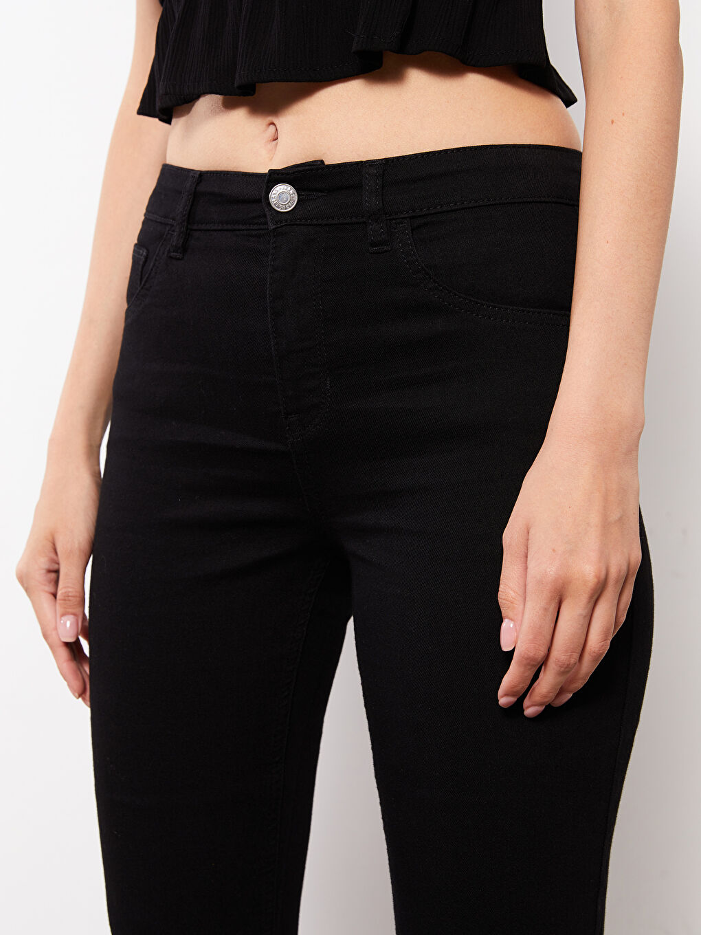 High Waist Mars Flare Women's Jeans-4