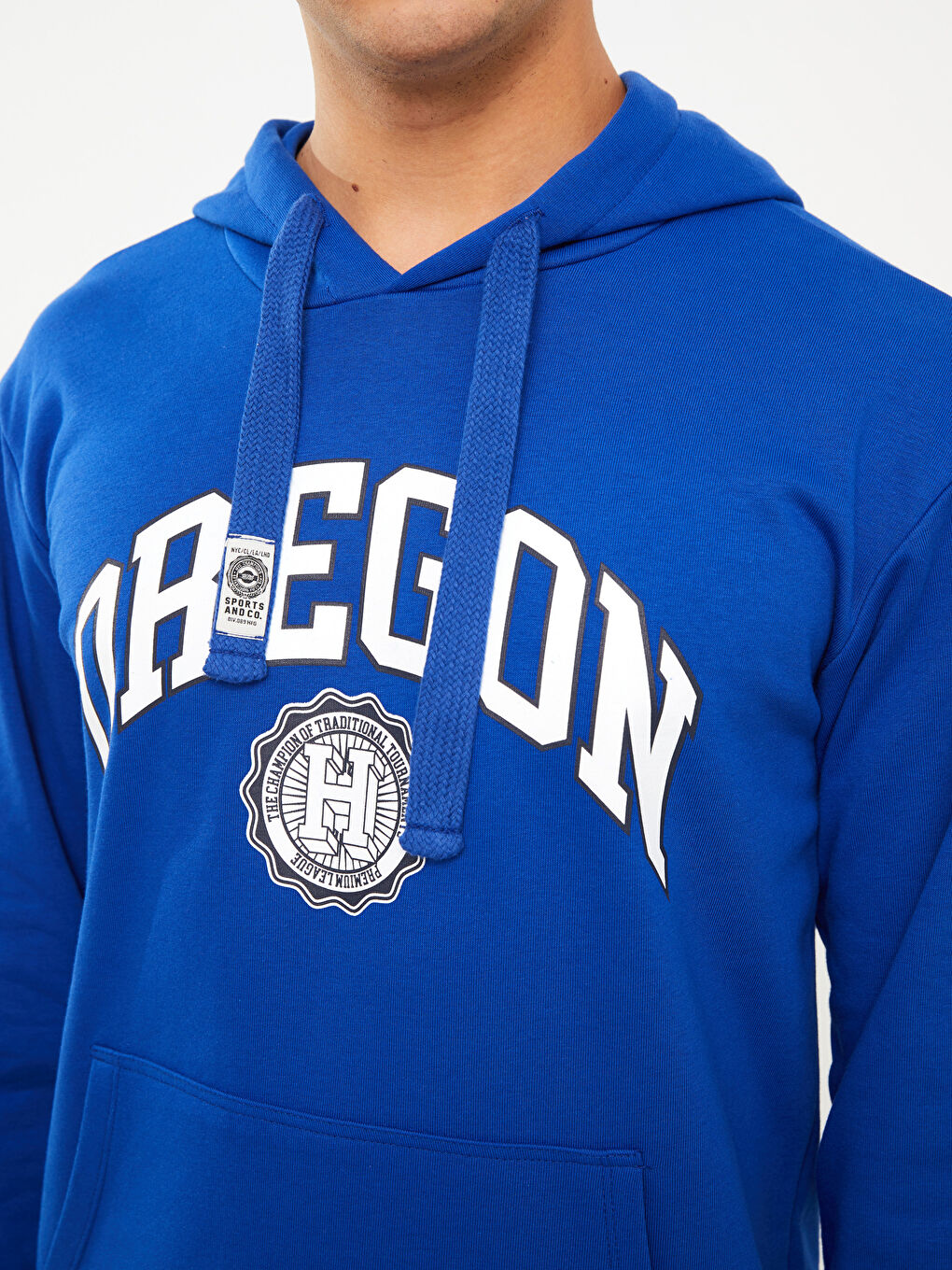 Ерлерге арналған түрлі-түсті ұзын жеңді худи-3