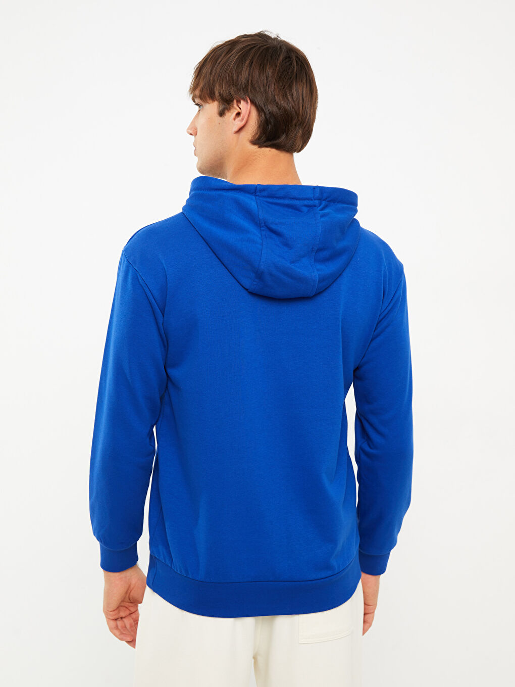 Ерлерге арналған түрлі-түсті ұзын жеңді худи-4