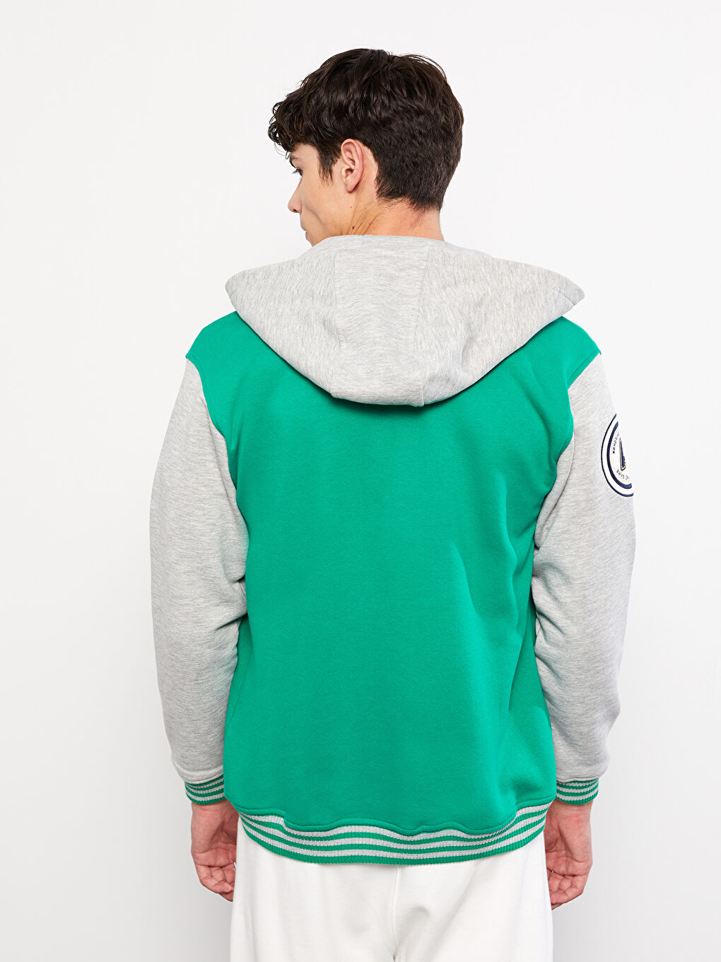 XSIDE Regular Fit Long Sleeve Men's College Jacket -W2CH69Z8-SMH