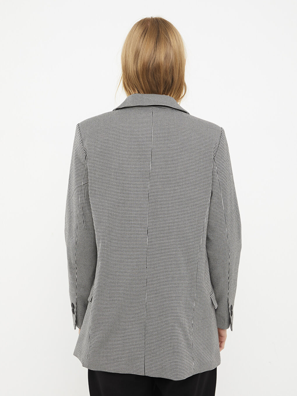 LCW Vision Gemusterte Langarm-Blazerjacke für Damen -W2CI53Z8-LKX