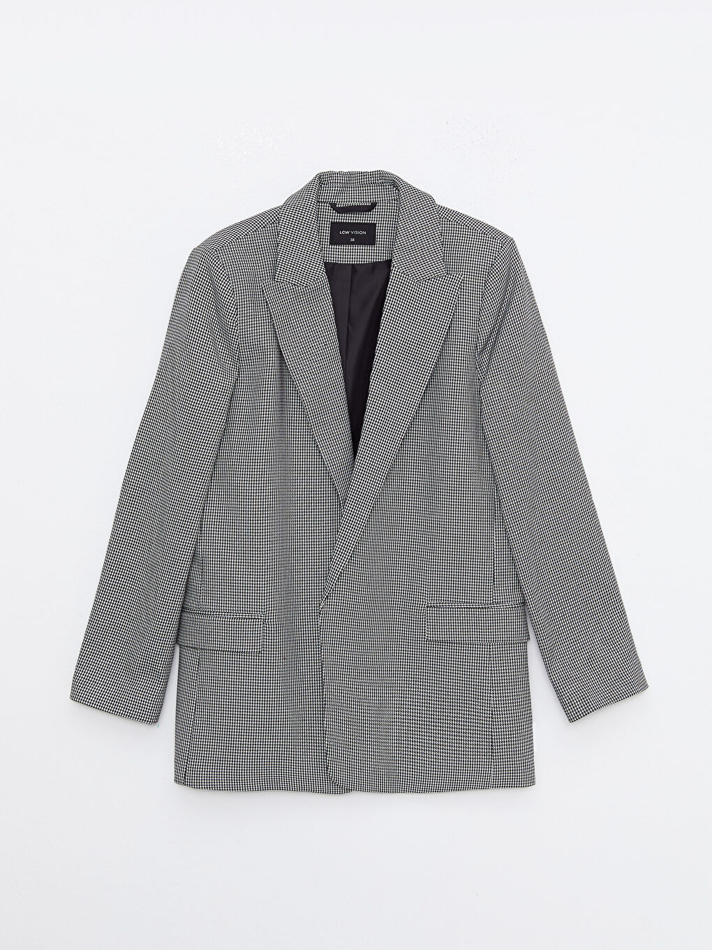 LCW Vision Gemusterte Langarm-Blazerjacke für Damen -W2CI53Z8-LKX