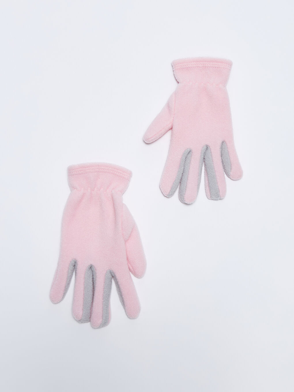 Pembe Kız Bebek Polar Eldiven-1